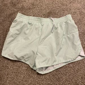 Jadelynn Brooke Mint Gingham Athletic Shorts